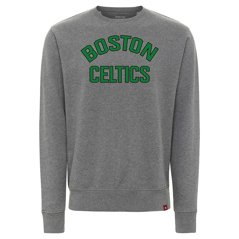 Unisex Sportiqe Gray Boston Celtics Genuine Issue Collection Biltmore Sweatshirt