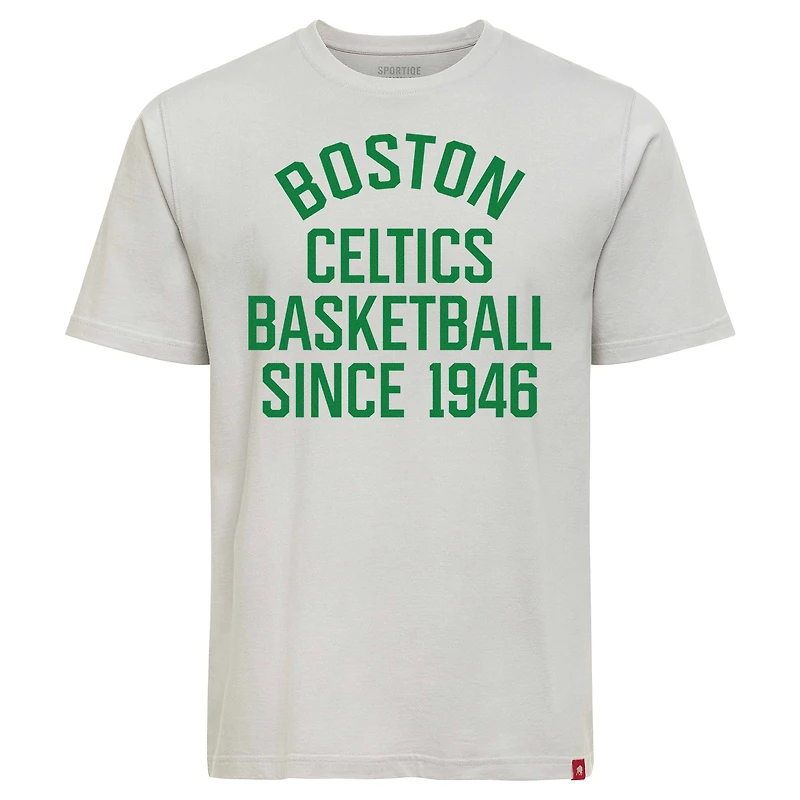 Unisex Sportiqe Gray Boston Celtics Genuine Issue Collection Duke T-Shirt