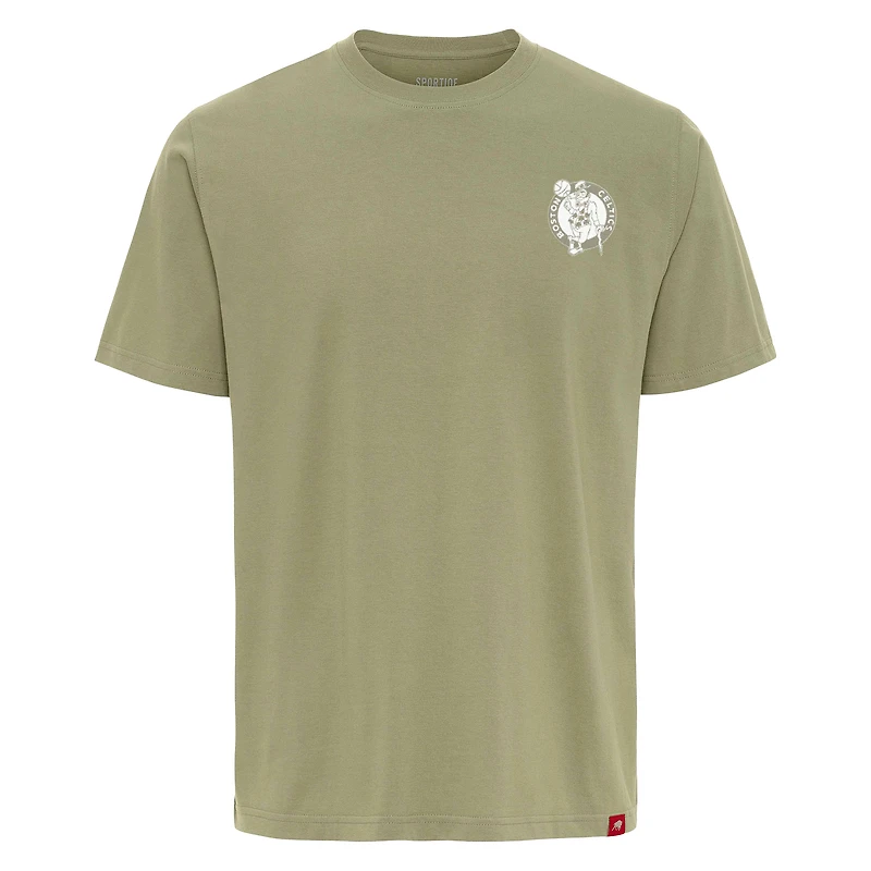 T-shirt unisexe Sportiqe Olive Boston Celtics Athletic Club Collection Duke Relaxed Fit Premium