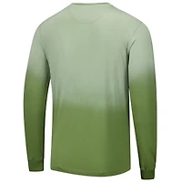 Unisex Sportiqe Olive Boston Celtics Sun Fade Vintage Mohave Long Sleeve T-Shirt