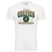 Unisex Sportiqe White Boston Celtics Bingham Super Soft T-Shirt