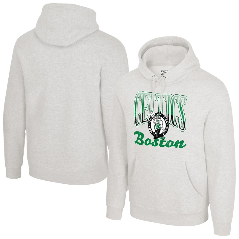 Sweat à capuche unisexe Stadium Essentials couleur avoine Boston Celtics Sky High