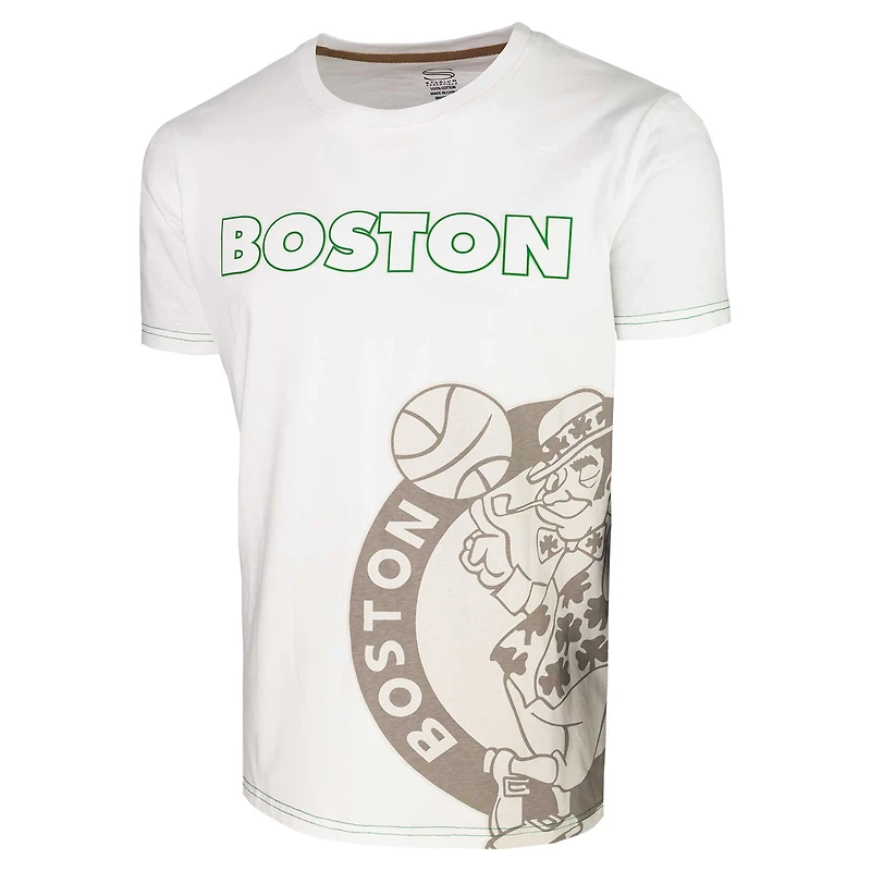 T-shirt unisexe avec tableau de bord des Boston Celtics Stadium Essentials blanc
