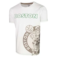 T-shirt unisexe avec tableau de bord des Boston Celtics Stadium Essentials blanc