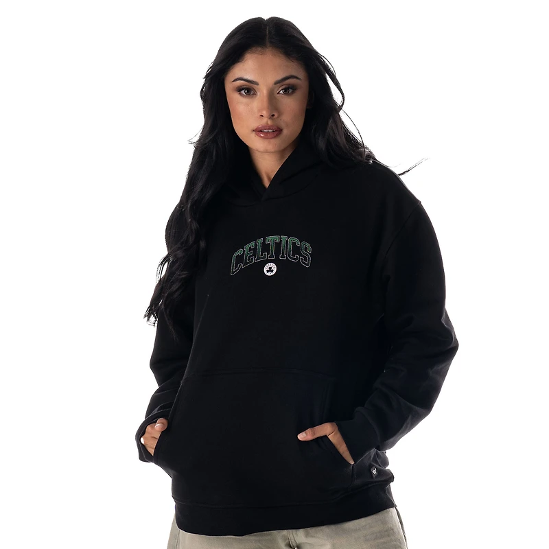 Unisex The Wild Collective Black Boston Celtics Splatter Premium Hoodie