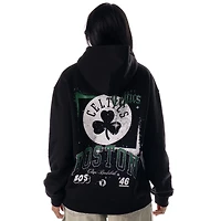 Unisex The Wild Collective Black Boston Celtics Splatter Premium Hoodie