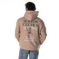 Sweat à capuche unisexe The Wild Collective Tan Boston Celtics Mantra Premium