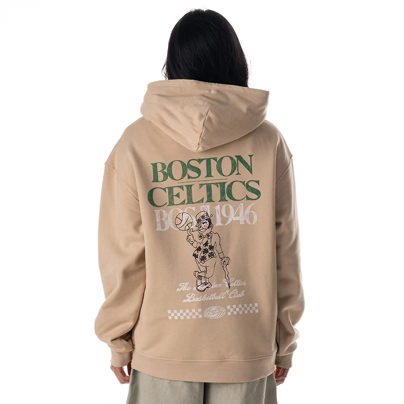 Unisex The Wild Collective  Tan Boston Celtics Mantra Premium Hoodie