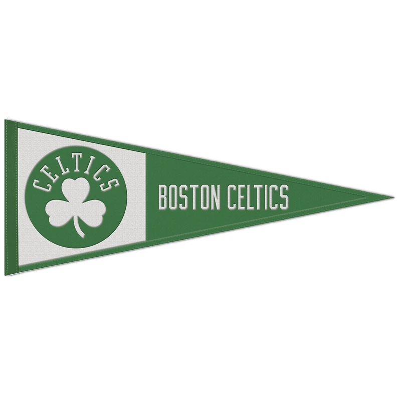 WinCraft Boston Celtics 13" x 32" Fanion en laine avec logo principal