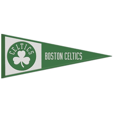 WinCraft Boston Celtics 13" x 32" Fanion en laine avec logo principal