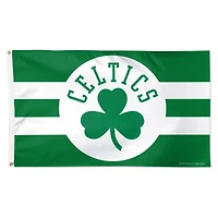 Drapeau WinCraft Boston Celtics 3' x 5' à rayures horizontales de luxe, simple face