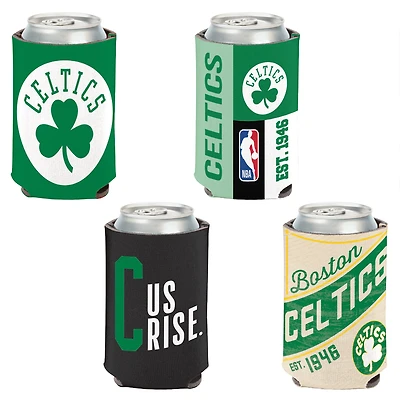 WinCraft Boston Celtics 4-Pack 12oz. Ensemble refroidisseur de canettes