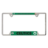 Cadre de plaque d'immatriculation en métal chromé WinCraft Boston Celtics