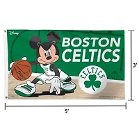 Drapeau Disney de luxe WinCraft Boston Celtics, simple face, 91 x 152 cm