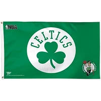 WinCraft Boston Celtics Drapeau à logo d'équipe de luxe à face unique 3 pi x 5 pi