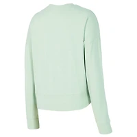 Ensemble haut à manches longues et short tri-blend Elevation vert clair Boston Celtics de Concepts Sport pour femme