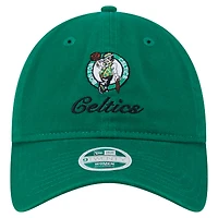 Women's New Era  Kelly Green Boston Celtics Gameday Preppy 9TWENTY Adjustable Hat