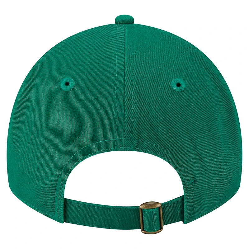 Women's New Era  Kelly Green Boston Celtics Gameday Preppy 9TWENTY Adjustable Hat