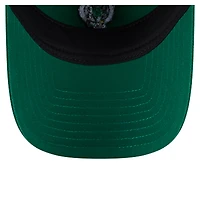 Women's New Era  Kelly Green Boston Celtics Gameday Preppy 9TWENTY Adjustable Hat