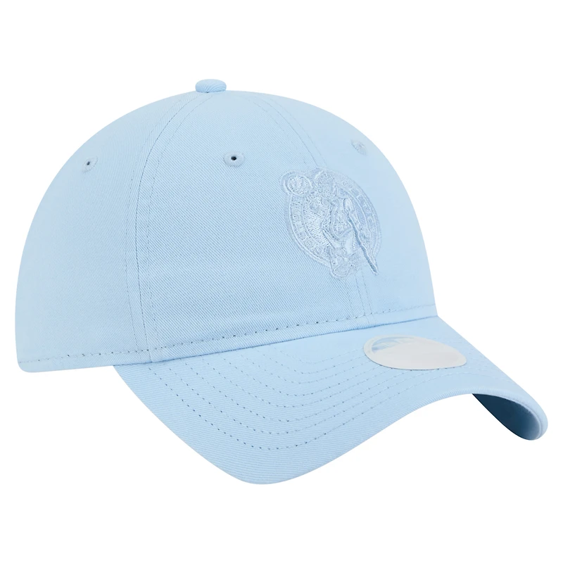 Women's New Era Light Blue Boston Celtics Colorpack 9TWENTY Adjustable Hat