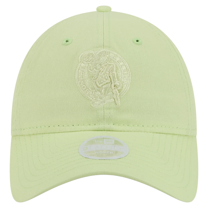 Women's New Era Light Green Boston Celtics Colorpack 9TWENTY Adjustable Hat