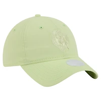 Casquette ajustable New Era 9TWENTY Colorpack vert clair pour femme des Boston Celtics