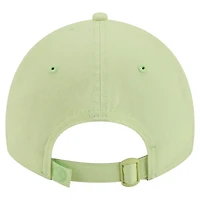 Casquette ajustable New Era 9TWENTY Colorpack vert clair pour femme des Boston Celtics