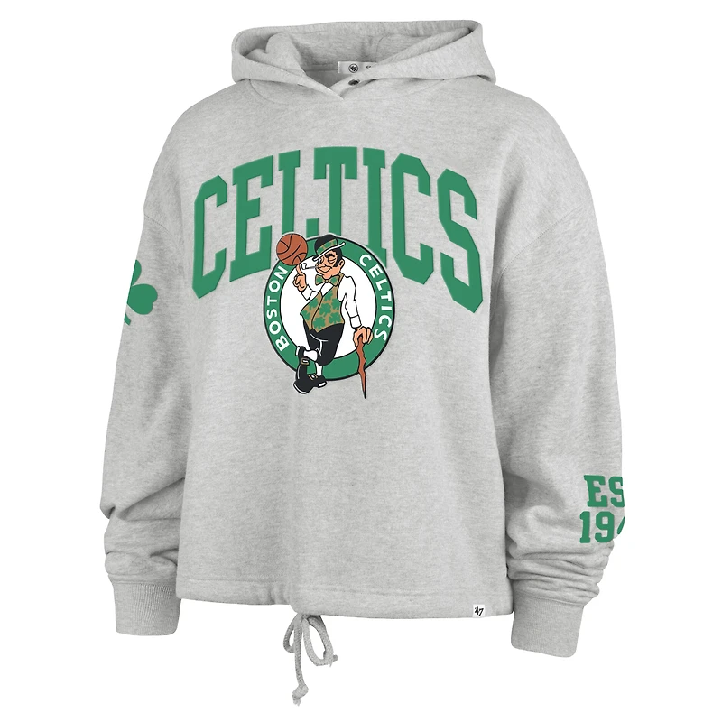 Women's '47 Gray Boston Celtics High Hopes Venice Hoodie