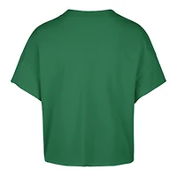 T-shirt oversize à col cranté Elation des Boston Celtics '47 Kelly Green pour femme