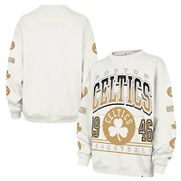 Women's '47  Natural Boston Celtics 2025/26 City Edition Go Big Oversized Sweatshirt