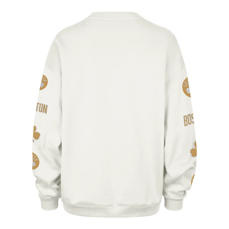 Women's '47  Natural Boston Celtics 2025/26 City Edition Go Big Oversized Sweatshirt