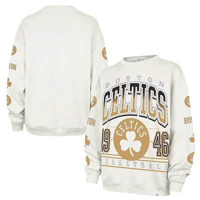 Sweat-shirt oversize « Go Big » Boston Celtics 2025/26 City Edition, taille 47, couleur naturelle, pour femme