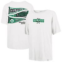 Women's '47 White Boston Celtics Bow and Banner Sadie T-Shirt