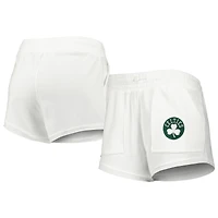 Women's Concepts Sport  White Boston Celtics Sunray Shorts