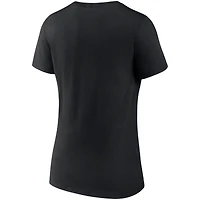 Women's Fanatics Black Boston Celtics Hometown Collection 617 V-Neck T-Shirt