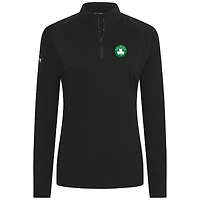 Haut noir à fermeture éclair quart de tour Flex Insignia 2.0 des Boston Celtics pour femme Levelwear