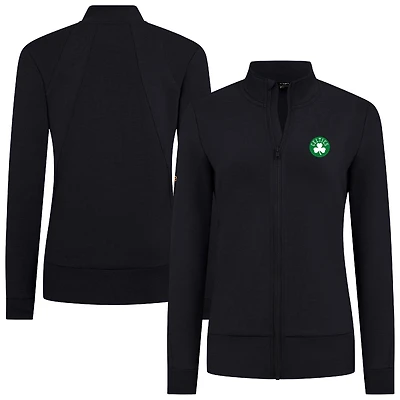 Veste zippée Shine noire pour femme Levelwear des Boston Celtics
