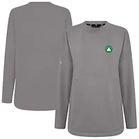 Women's Levelwear Gray Boston Celtics Beaudry Pullover Sweatshirt