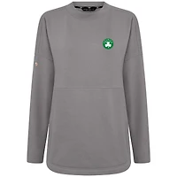 Women's Levelwear Gray Boston Celtics Beaudry Pullover Sweatshirt