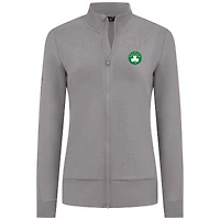 Veste zippée Shine grise pour femme des Boston Celtics de Levelwear