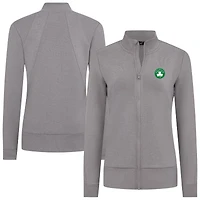 Women's Levelwear Gray Boston Celtics Shine Full-Zip Jacket