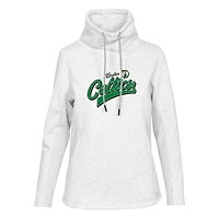 Women's Levelwear White Boston Celtics Loop Retro Pullover Hoodie