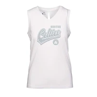 Débardeur col V à imprimé cachemire blanc des Boston Celtics pour femme Levelwear