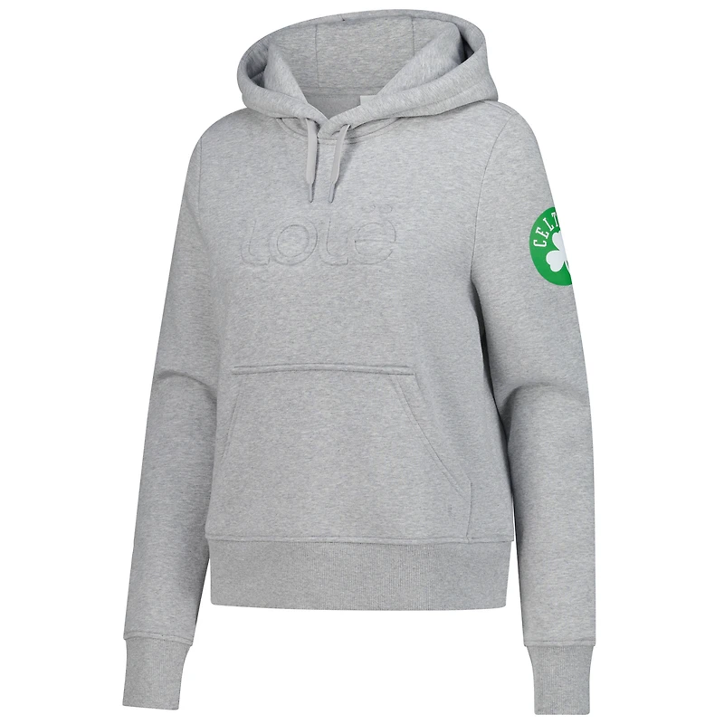 Women's Lolë  Gray Boston Celtics Icon Pullover Hoodie