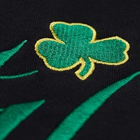 Women's Mitchell & Ness  Black Boston Celtics Hardwood Classics Script Lightweight Sweatshirt