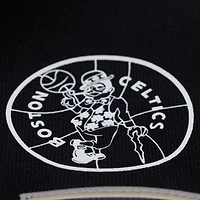Women's Mitchell & Ness  Black Boston Celtics Hardwood Classics Script Lightweight Sweatshirt