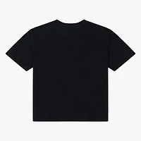 Women's Mitchell & Ness  Black Boston Celtics Street Graphic Boxy Crop T-Shirt