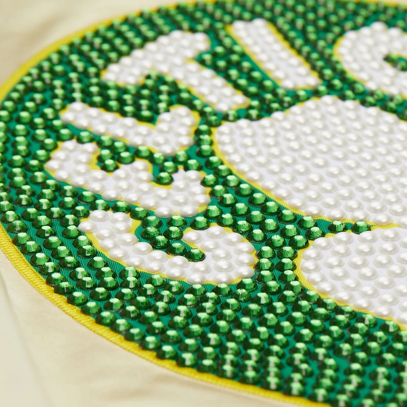 Veste courte en satin doré à boutons-pression Boston Celtics Mitchell & Ness x DANNIJO pour femme
