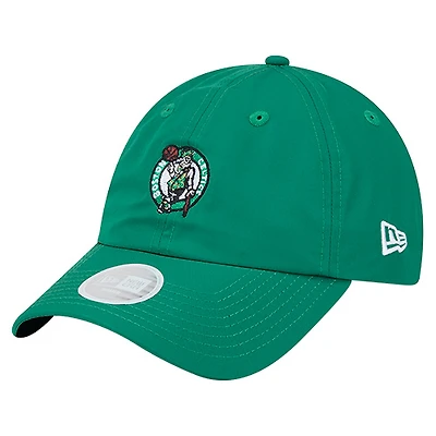 Women's New Era  Kelly Green Boston Celtics 9FORTY Team Ponytail Flex Hat