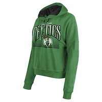 Women's New Era Kelly Green Boston Celtics Boxy Pullover Hoodie